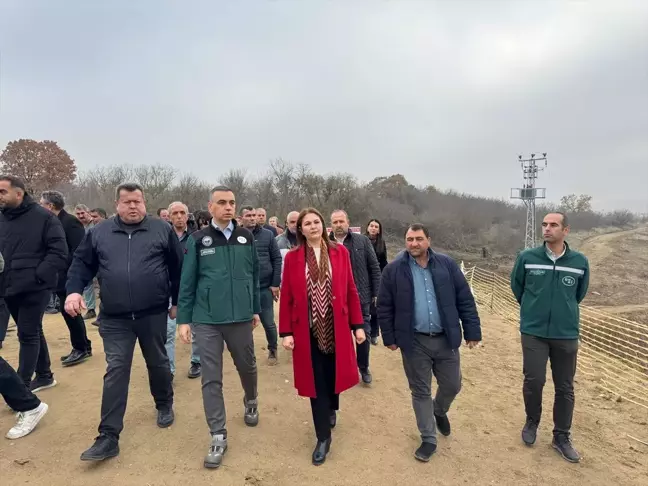 Edirne'de Çömlekköy Barajı Yapımı Devam Ediyor