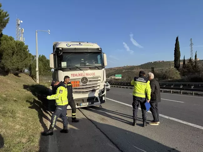 Anadolu Otoyolu'nda Tanker-Cip Çarpışması: Ulaşım Aksamaları