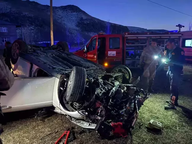 Van'da Trafik Kazası: Otomobil Takla Attı, Sürücü Yaralandı