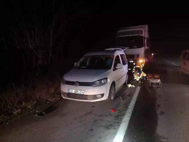 Edirne'de Tır Çarpması Sonucu Bir Kişi Hayatını Kaybetti