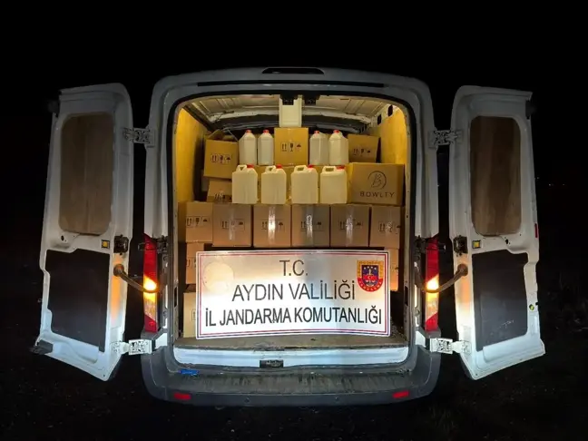 Aydın'da 1,6 Ton Etil Alkol Ele Geçirildi