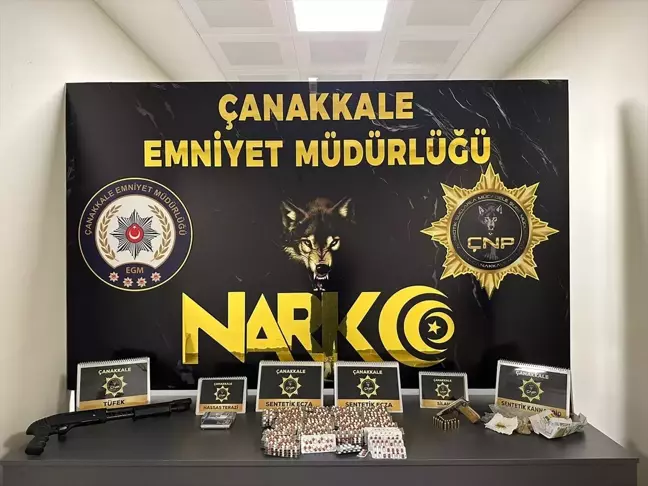 Çanakkale'de Uyuşturucu Operasyonunda 3 Tutuklama