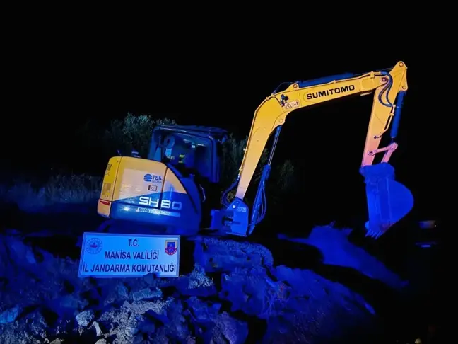 Manisa'da Kaçak Kazı Yapan İki Şüpheli Gözaltına Alındı