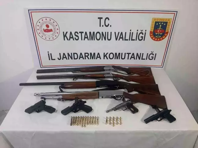 Kastamonu'da Jandarmadan Yasadışı Silah Operasyonu