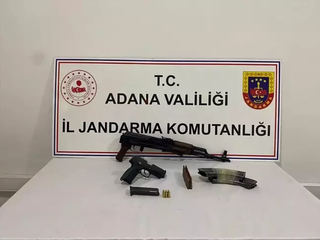 Adana'da Silah Operasyonu: AK-47 ve Tabanca Ele Geçirildi