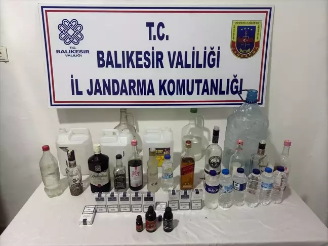 Balıkesir'de Sahte İçki Operasyonu: 2 Şüpheli Yakalandı