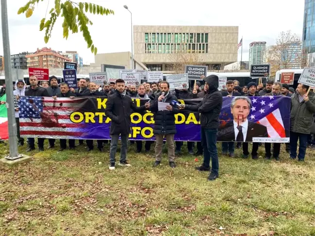 ABD Dışişleri Bakanı Blinken'e Ankara'da Protesto