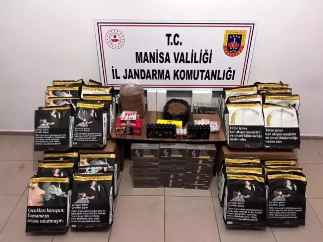 Manisa'da Kaçak Sigara Operasyonu: 15 Bin Makaron ve 40 Kilogram Tütün Ele Geçirildi