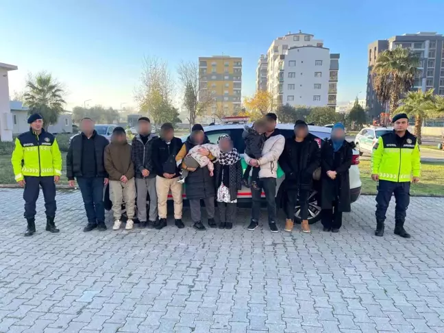 Aydın'da 10 Düzensiz Göçmen ve Organizatör Yakalandı