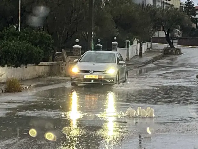 Ayvalık'ta Beklenen Yağış Etkili Oldu