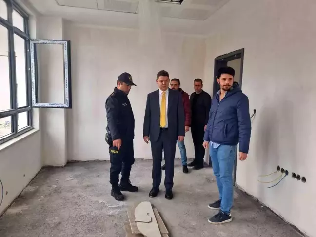 Hatay'da Polis Merkezi Amirliği İnşaatında Sona Gelindi