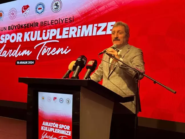 Samsun Büyükşehir Belediyesinden 282 amatör spor kulübüne 8 milyon liralık yardım