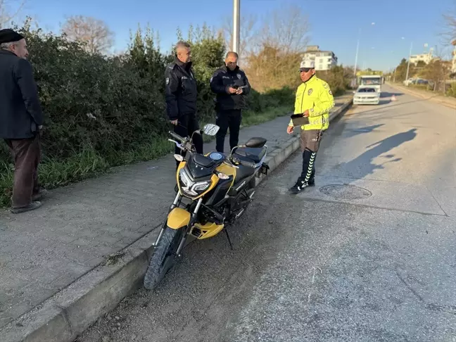 Sinop'ta Motosiklet Kazası: Bir Kişi Yaralandı