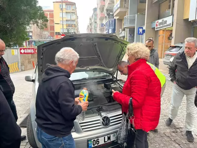 Aydın'da Otopark Çıkışında Duman Paniği