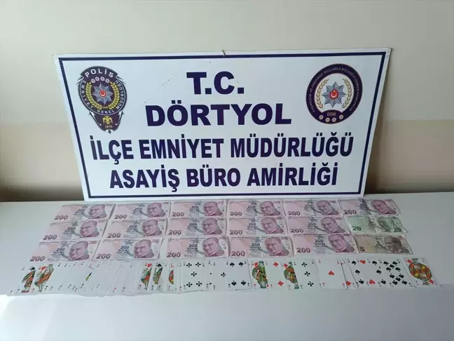 Dörtyol'da Kumar Operasyonu: 8 Kişiye 51 Bin 400 Lira Ceza