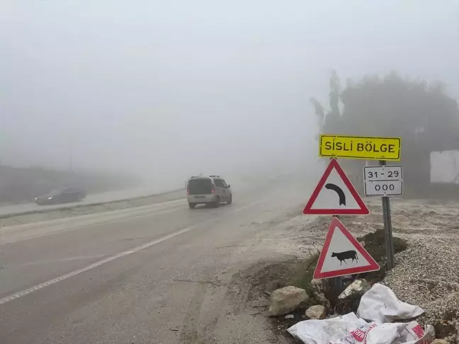 Hatay'da Sis Ulaşımı Olumsuz Etkiliyor