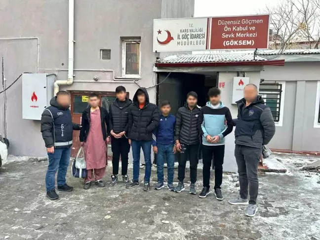 Kars'ta Düzensiz Göçmen Operasyonu: 6 Kişi Yakalandı