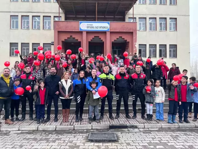 Ağrı'da Öğrencilere Güvenlik Bilinci Semineri