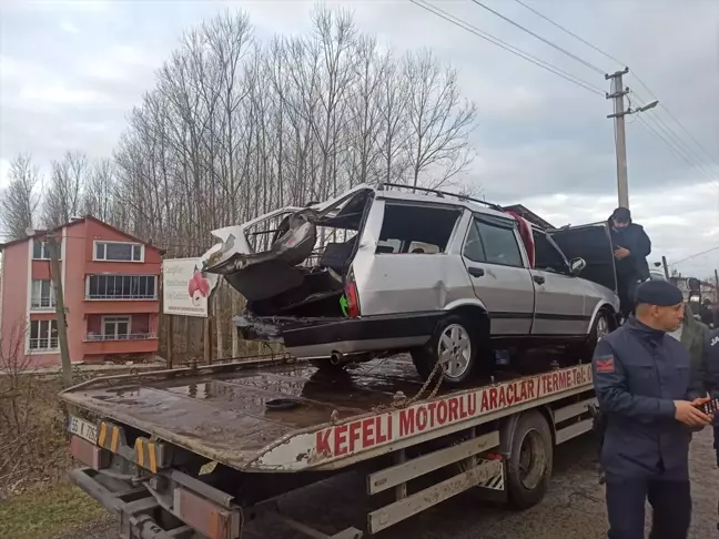 Samsun'da Çaya Düşen Otomobilin Sürücüsü Hayatını Kaybetti