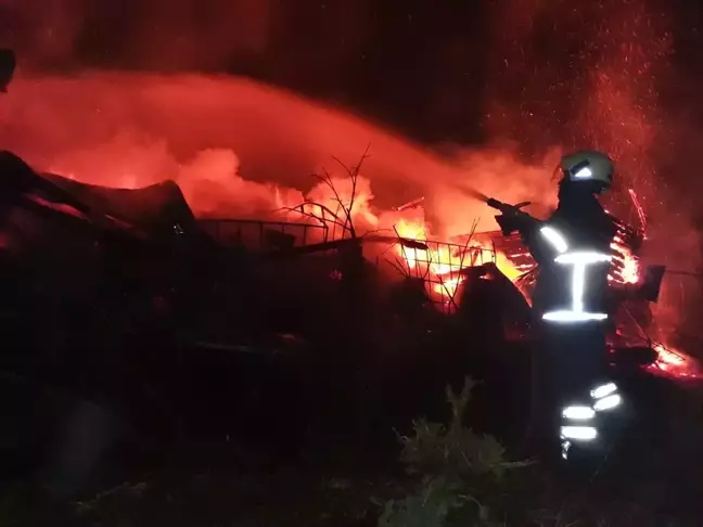 Çatalzeytin'de Yangın: 70 Yaşındaki Adam Hastaneye Kaldırıldı