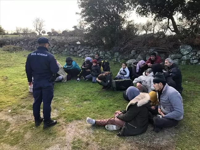 Çanakkale'de 22 Düzensiz Göçmen Yakalandı