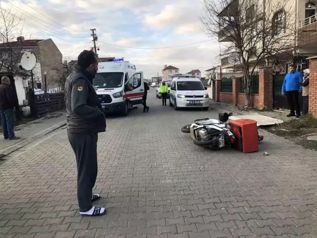 Tekirdağ'da Motosiklet Kazası: 1 Yaralı