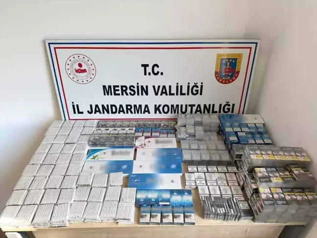 Mersin'de Kaçak Sigara Operasyonu: 14 Bin Paket Ele Geçirildi