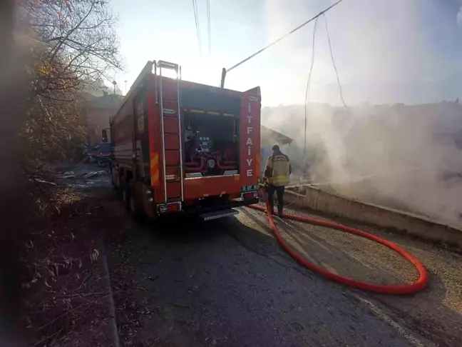 Ankara'da Gecekonduda Yangın