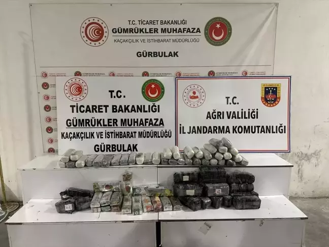 Doğubayazıt'ta Gürbulak Gümrük Kapısı'nda Uyuşturucu Baskını