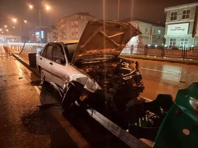 Samsun'da Trafik Kazası: 1 Yaralı