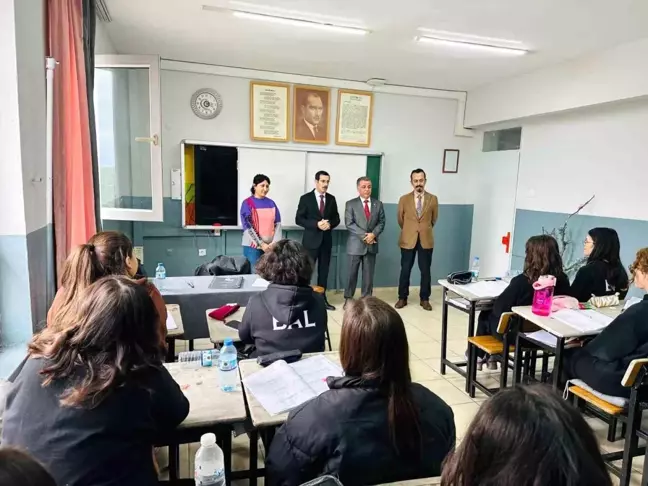 Kaymakam Polat, Bozdoğan Anaokulu ve Lisesi'ni Ziyaret Etti