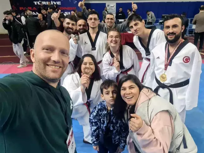 Denizli'li Sporcular Türkiye Para Taekwondo Şampiyonasında Başarı Elde Etti