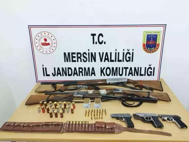 Mersin'de Silah Satışı Operasyonu: 7 Silah Ele Geçirildi