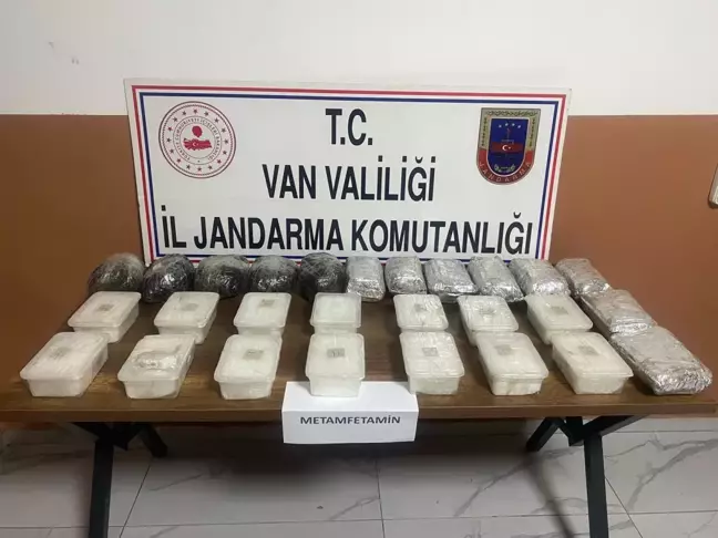 Van'da Uyuşturucu Operasyonu: 21 Kilo Metamfetamin Ele Geçirildi