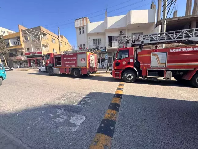 Nusaybin'deki Aile Sağlık Merkezinde Yangın Çıktı