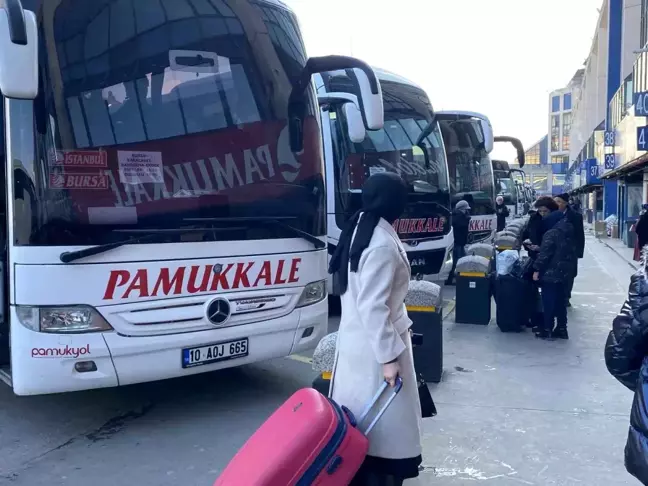 Yarıyıl Tatiliyle Otogarlarda Hareketlilik Başladı