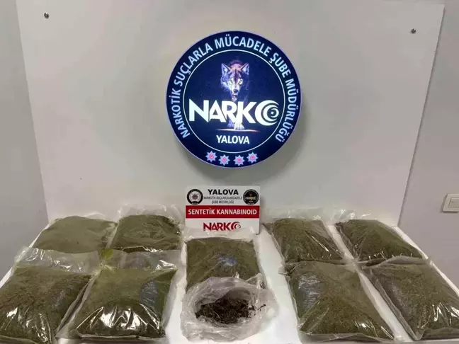 Yalova'da Uyuşturucu Operasyonu: 9 Kilo Sentetik Kannabinoid Ele Geçirildi