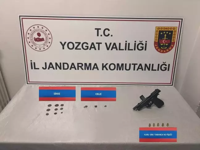 Yozgat'ta Tarihi Eser Operasyonu: 9 Sikke ve 4 Obje Ele Geçirildi