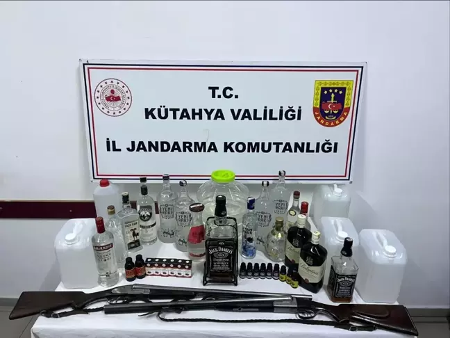 Kütahya'da Jandarmadan Sahte Alkol Operasyonu