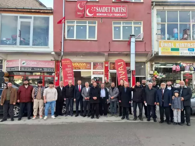 Saadet Partisi Bünyan İlçe Teşkilatı 9. Olağan Kongresi Gerçekleşti