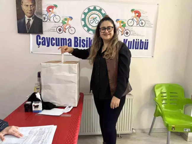 Çaycuma Bisiklet Kulübü'nde Yeni Başkan Tülay Tuncel