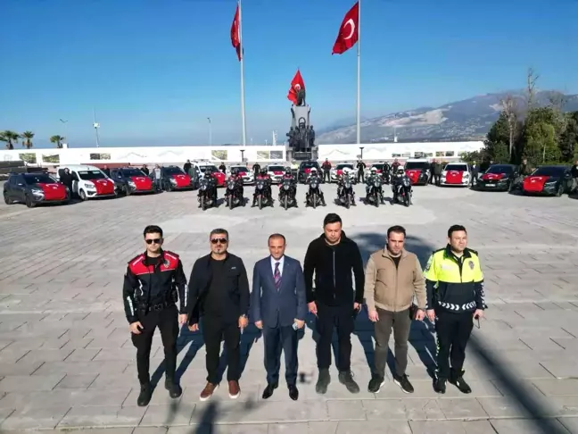 İskenderun Emniyet Müdürlüğü'ne 23 Yeni Araç Tahsis Edildi