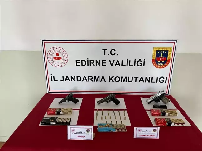 Havsa'da Ruhsatsız Silahlarla Yakalanan Şüpheli Gözaltına Alındı