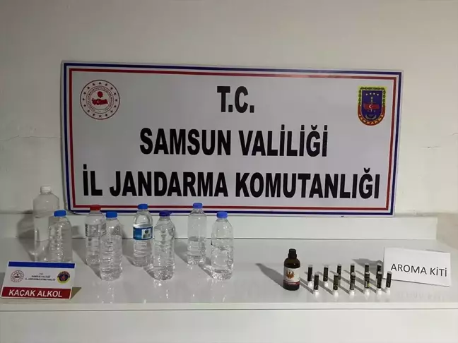 Samsun Bafra'da Sahte İçki Operasyonu: 1 Gözaltı