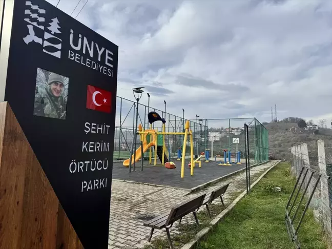 Şehidin adı büyüdüğü mahalledeki parkta yaşatılacak