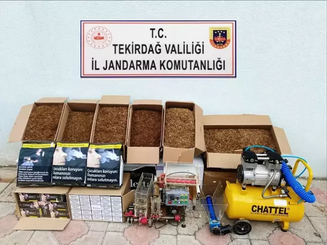 Tekirdağ'da Kaçak Tütün Operasyonu: 66 Bin Makaron Ele Geçirildi