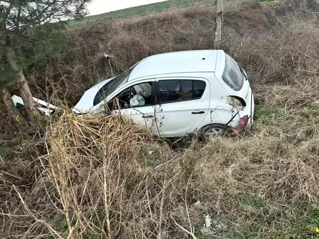 Tekirdağ'da Maddi Hasarlı Trafik Kazası