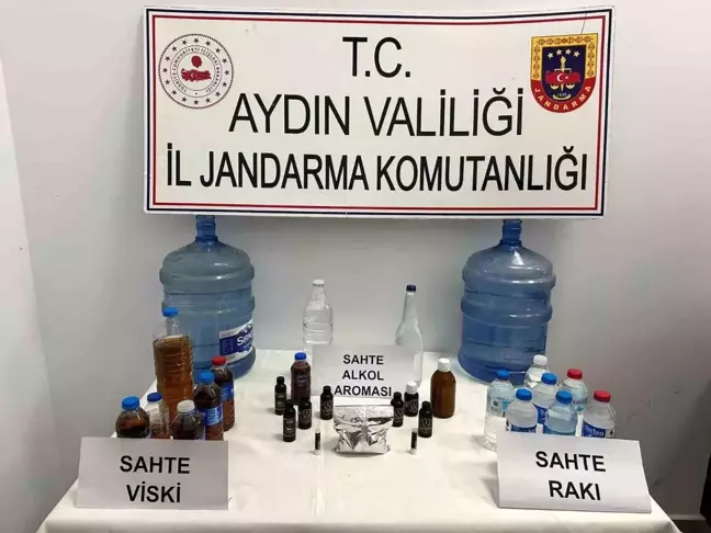 Aydın'da Sahte Alkol Üreten Şahıs Yakalandı