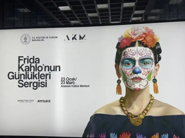 Frida Kahlo'nun Günlükleri Sergisi AKM'de Sanatseverlerle Buluştu