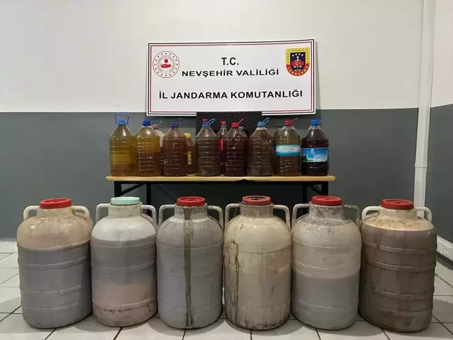 Hacıbektaş'ta Kaçak İçki Operasyonu: 471 Litre Ele Geçirildi